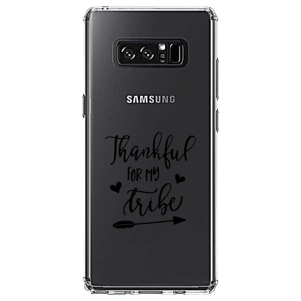 Thankful for My Tribe Clear Shockproof iPhone Case, view 12
