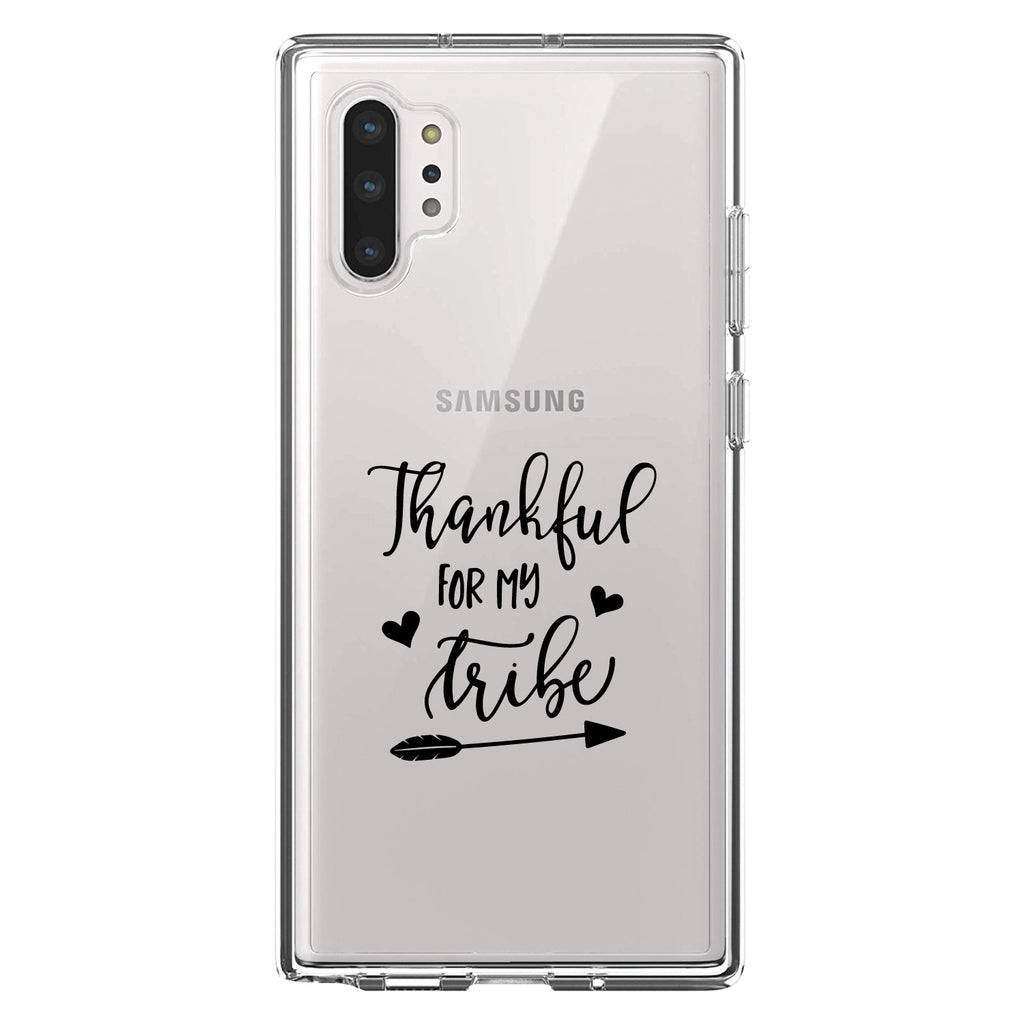 Thankful for My Tribe Clear Shockproof iPhone Case, view 10
