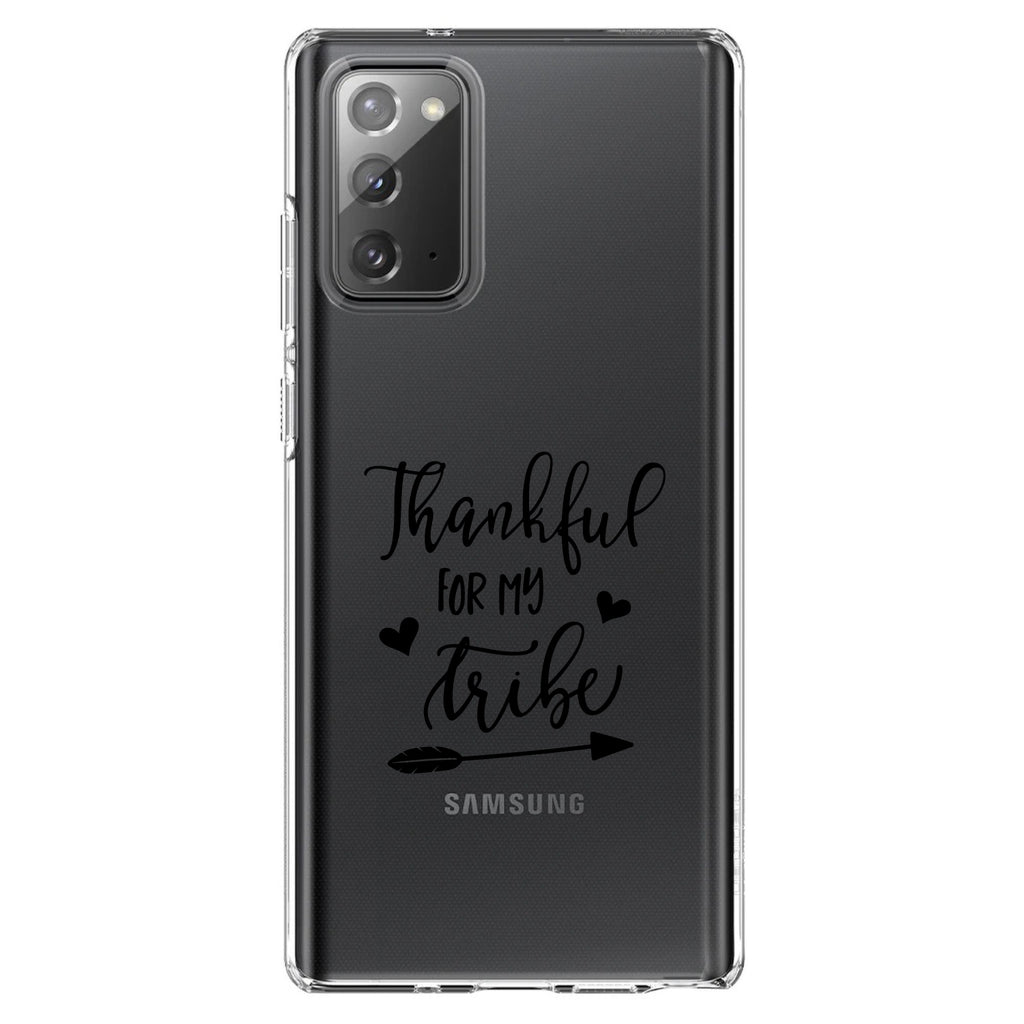 Thankful for My Tribe Clear Shockproof iPhone Case, view 8