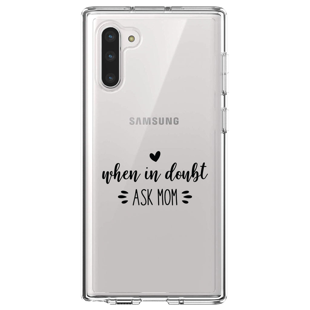 When in Doubt, ASK MOM Clear Shockproof iPhone Case, view 9