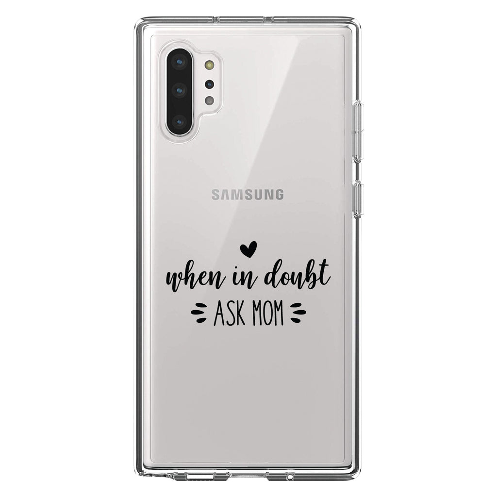 When in Doubt, ASK MOM Clear Shockproof iPhone Case, view 10