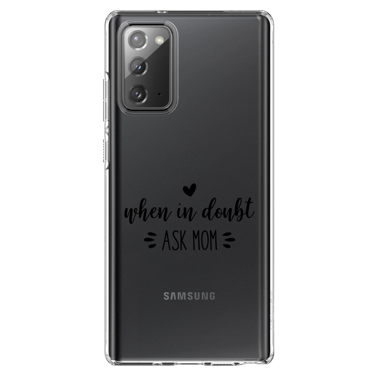 When in Doubt, ASK MOM Clear Shockproof iPhone Case, view 8