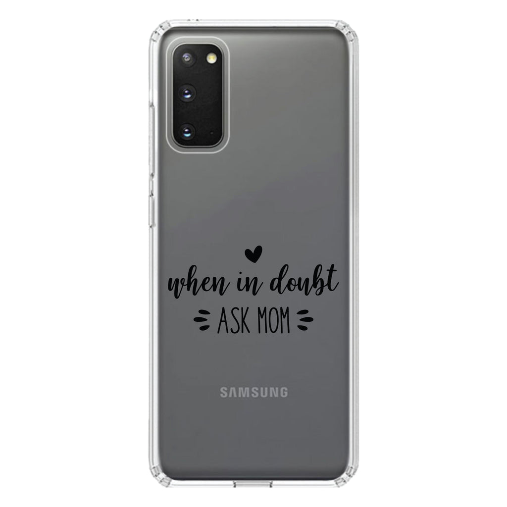 When in Doubt, ASK MOM Clear Shockproof iPhone Case, view 13