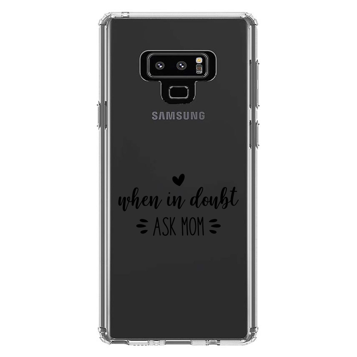 When in Doubt, ASK MOM Clear Shockproof iPhone Case, view 11