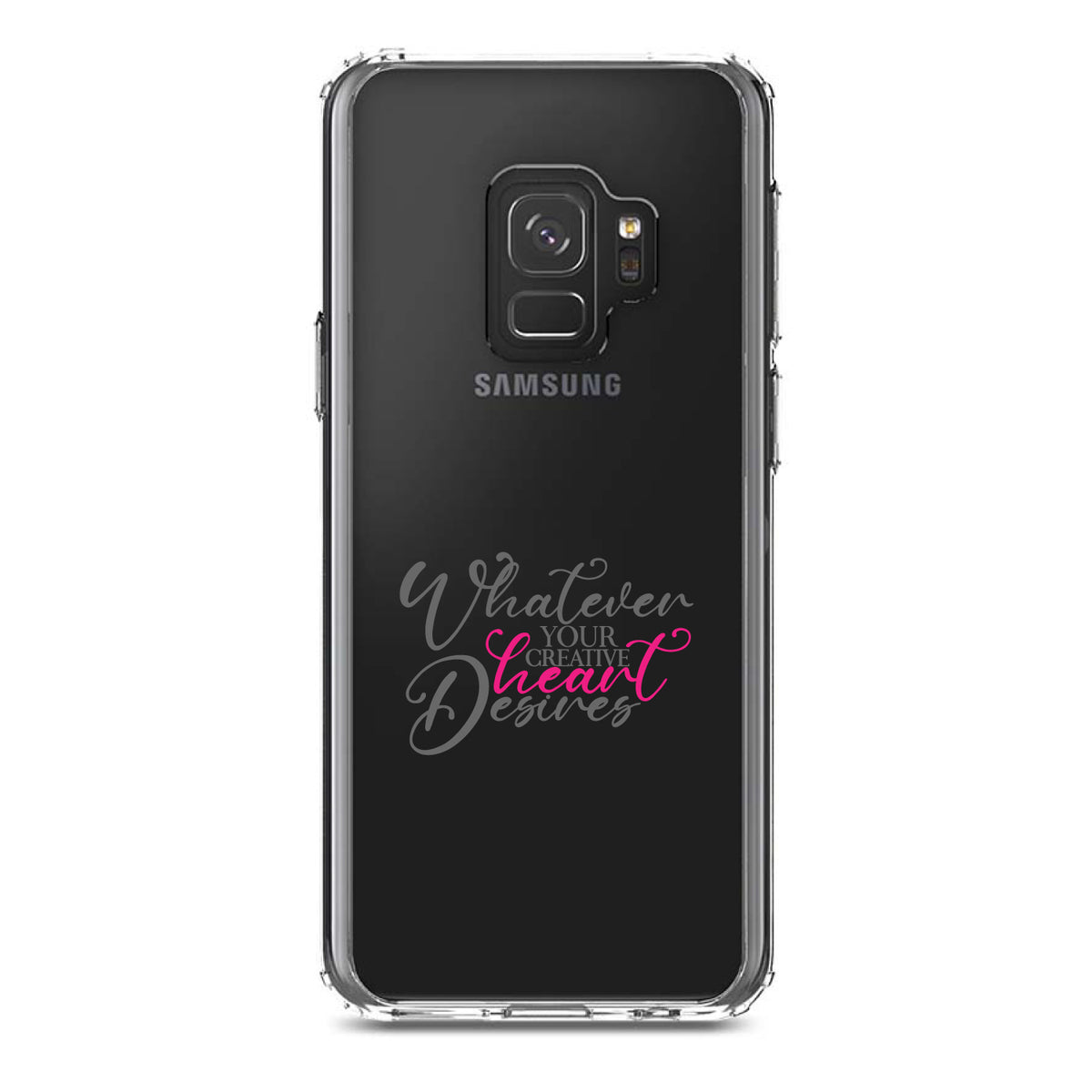 Whatever Your Creative Heart Desires Clear Shockproof iPhone Case, view 19