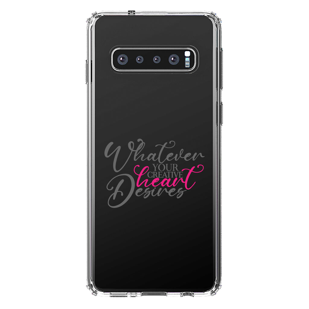 Whatever Your Creative Heart Desires Clear Shockproof iPhone Case, view 16