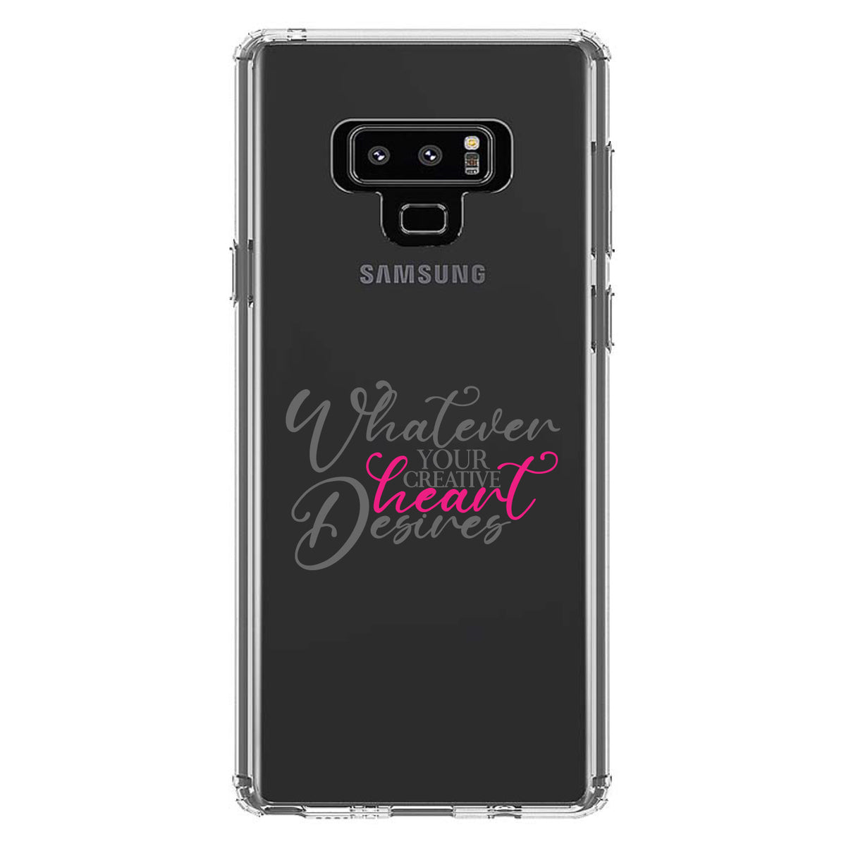 Whatever Your Creative Heart Desires Clear Shockproof iPhone Case, view 11