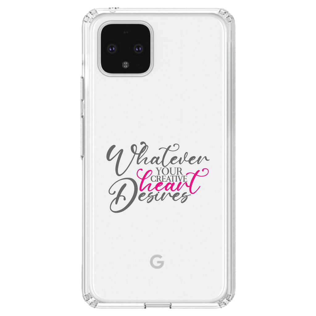 Whatever Your Creative Heart Desires Clear Shockproof iPhone Case, view 23