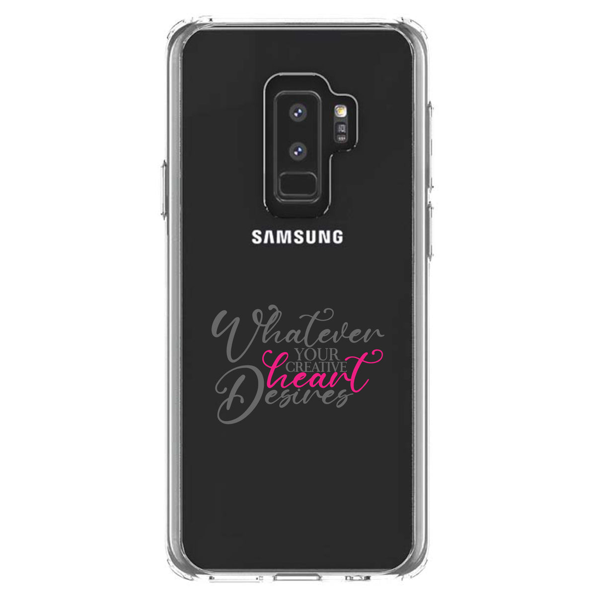 Whatever Your Creative Heart Desires Clear Shockproof iPhone Case, view 20