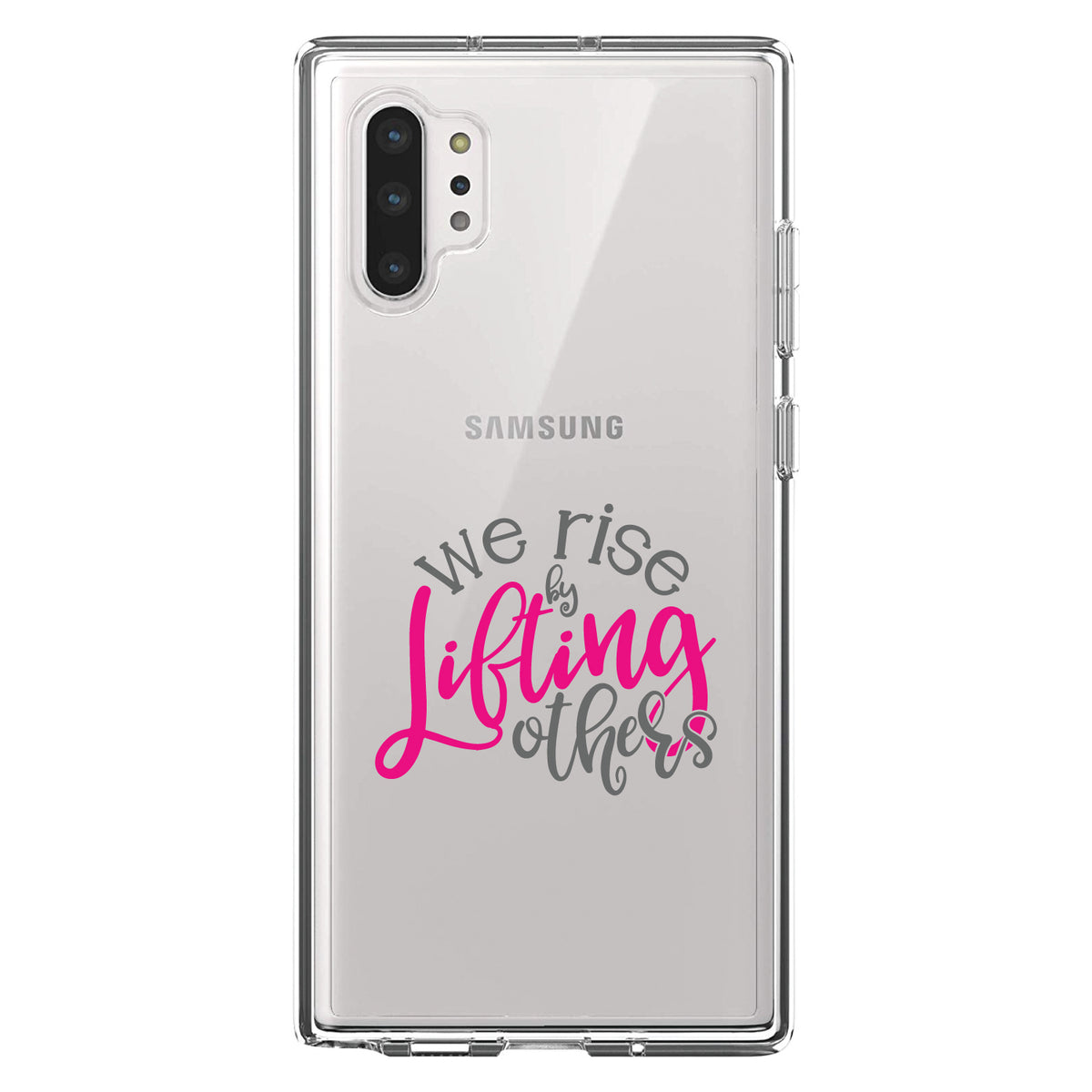 We Rise by Lifting Others Clear Shockproof iPhone Case, view 10