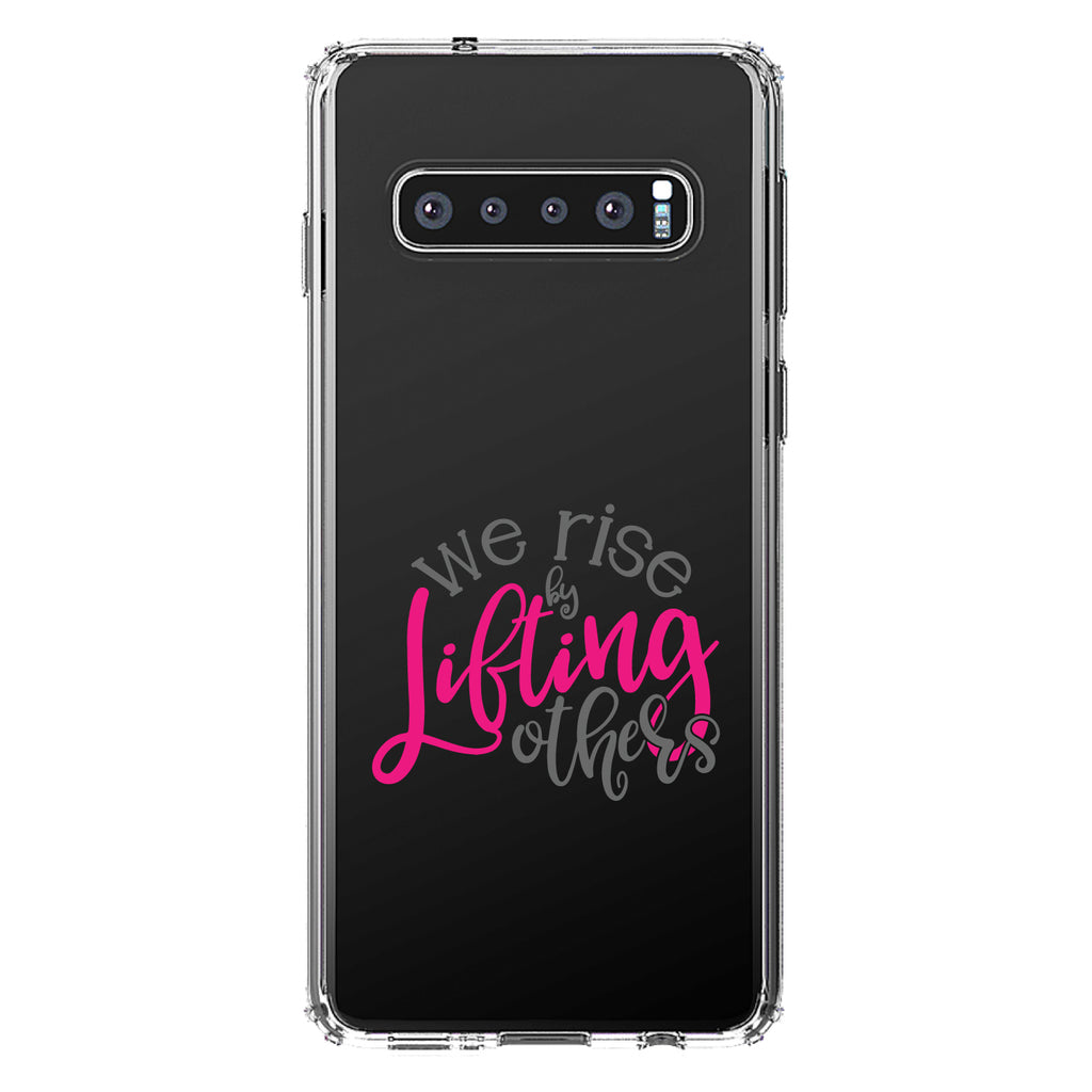 We Rise by Lifting Others Clear Shockproof iPhone Case, view 17