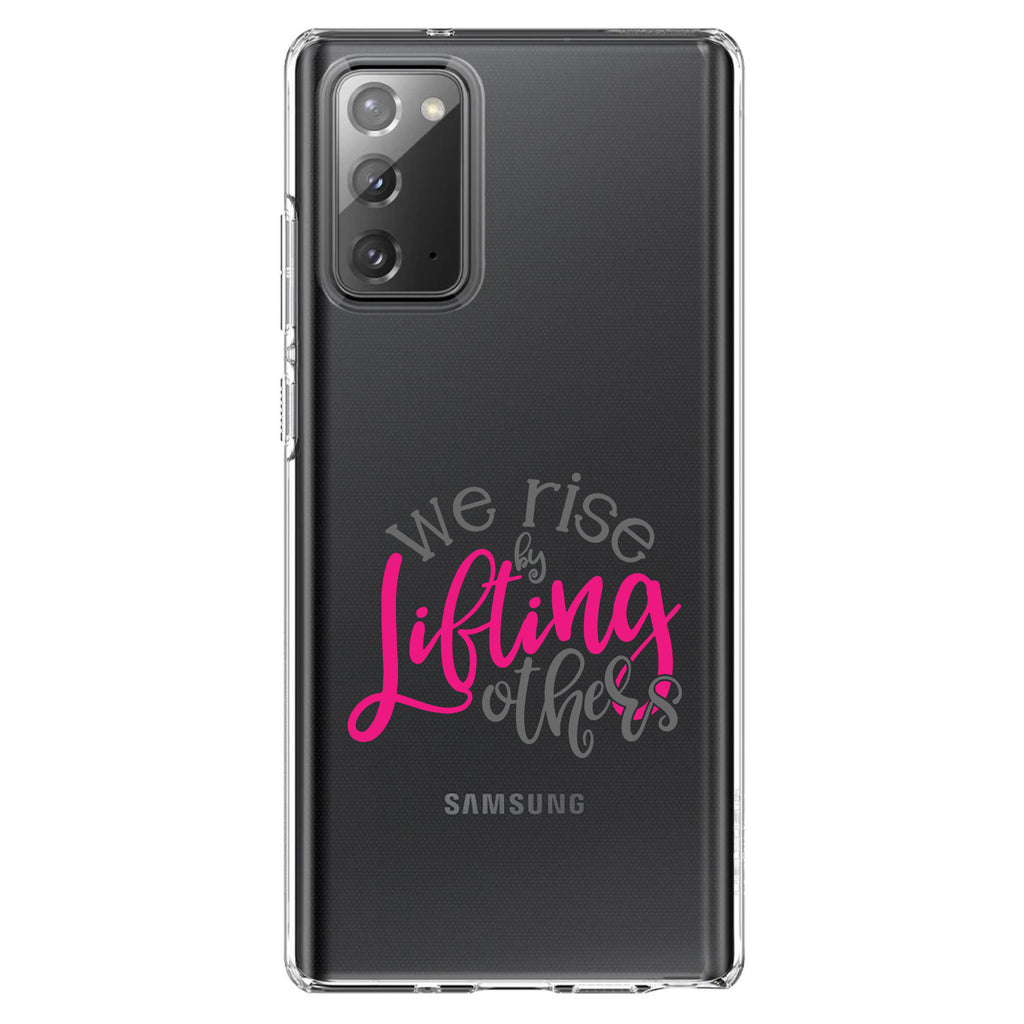 We Rise by Lifting Others Clear Shockproof iPhone Case, view 7
