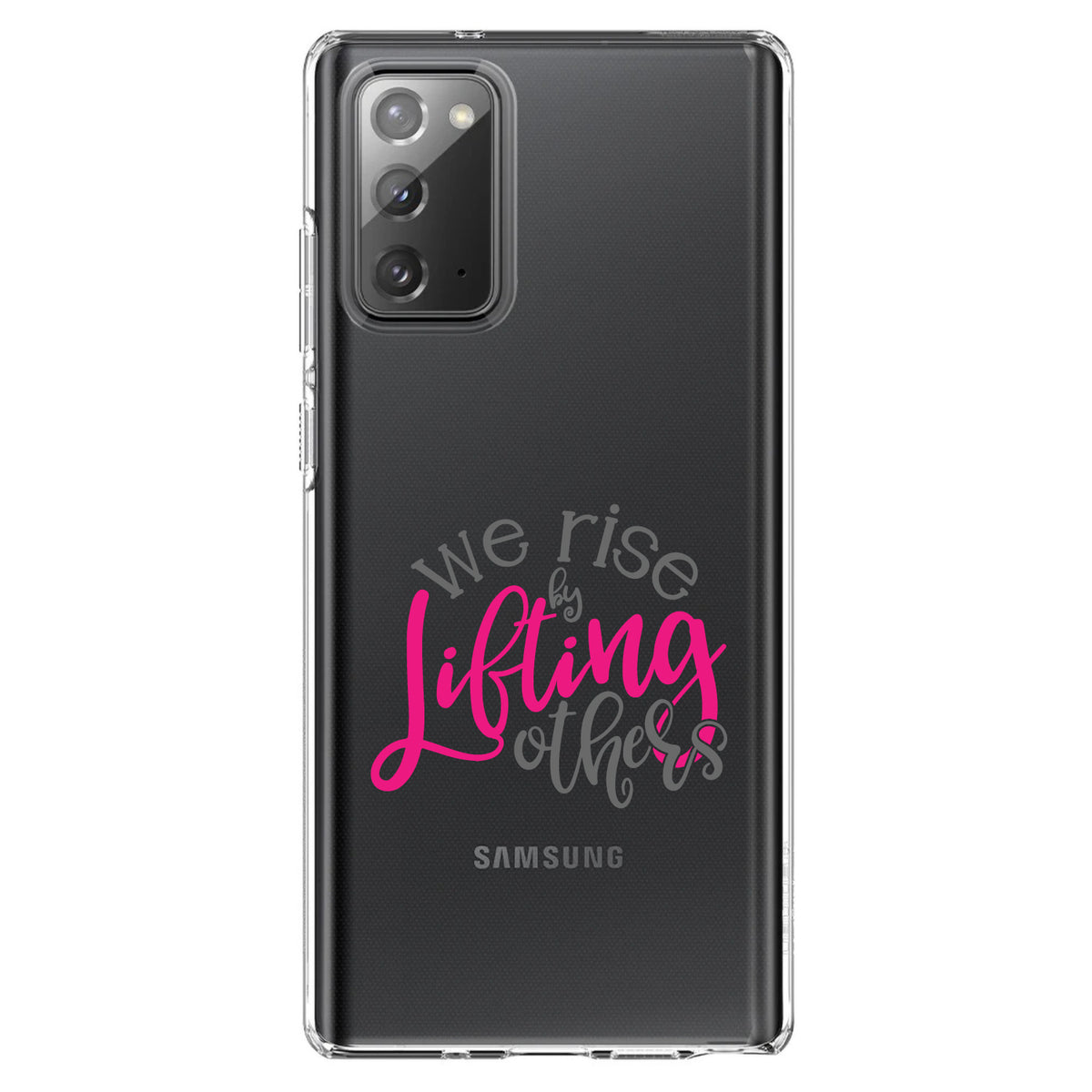 We Rise by Lifting Others Clear Shockproof iPhone Case, view 7