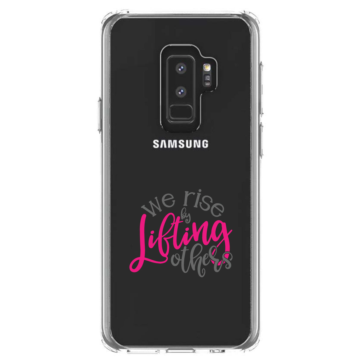 We Rise by Lifting Others Clear Shockproof iPhone Case, view 20