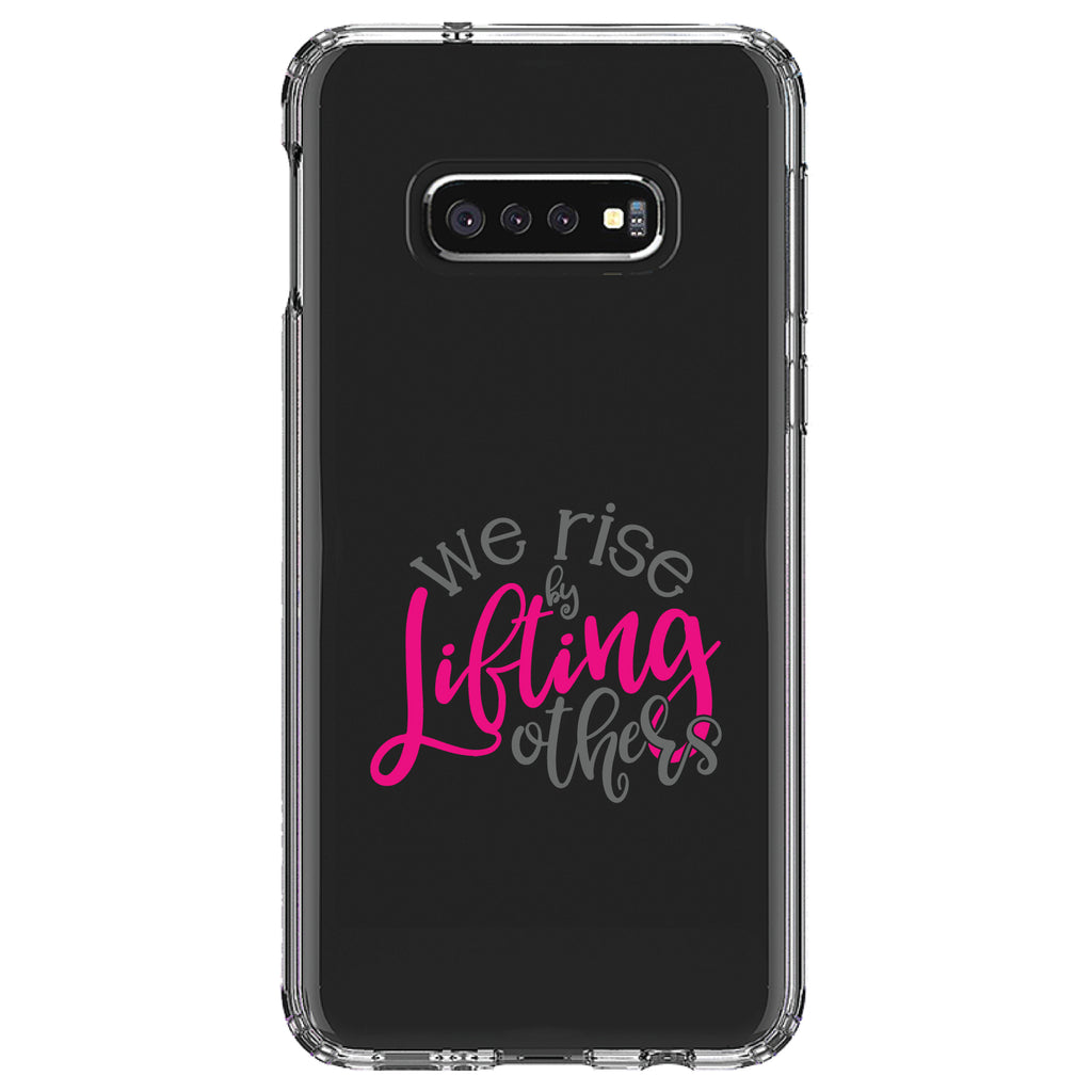 We Rise by Lifting Others Clear Shockproof iPhone Case, view 18