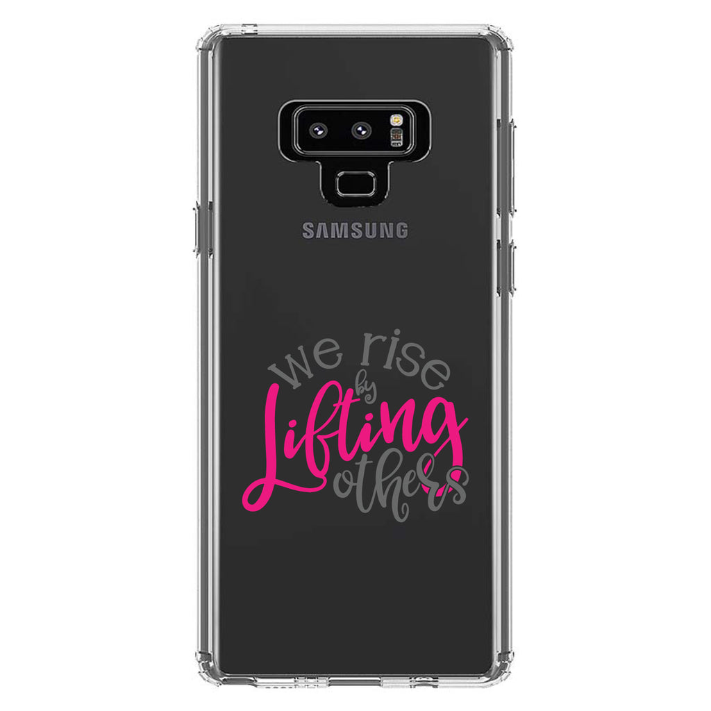 We Rise by Lifting Others Clear Shockproof iPhone Case, view 11