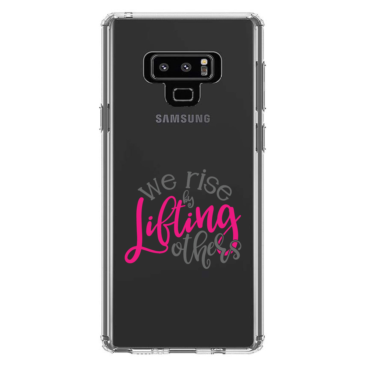 We Rise by Lifting Others Clear Shockproof iPhone Case, view 11
