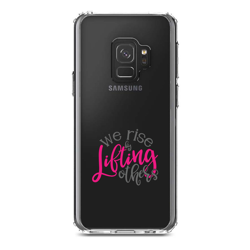 We Rise by Lifting Others Clear Shockproof iPhone Case, view 19