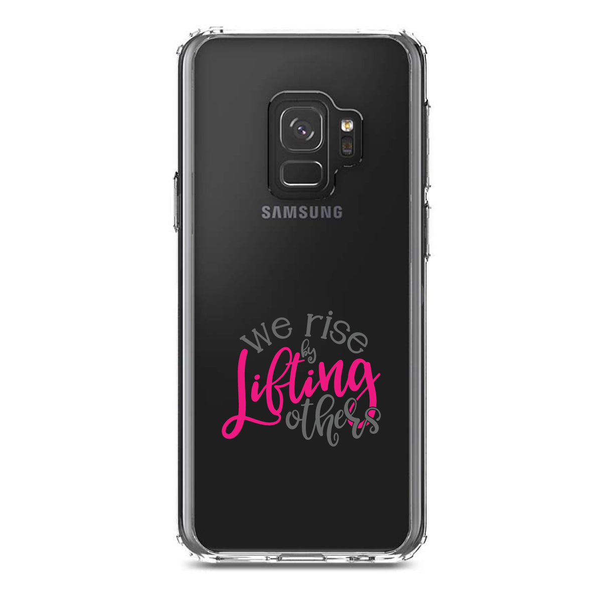We Rise by Lifting Others Clear Shockproof iPhone Case, view 19