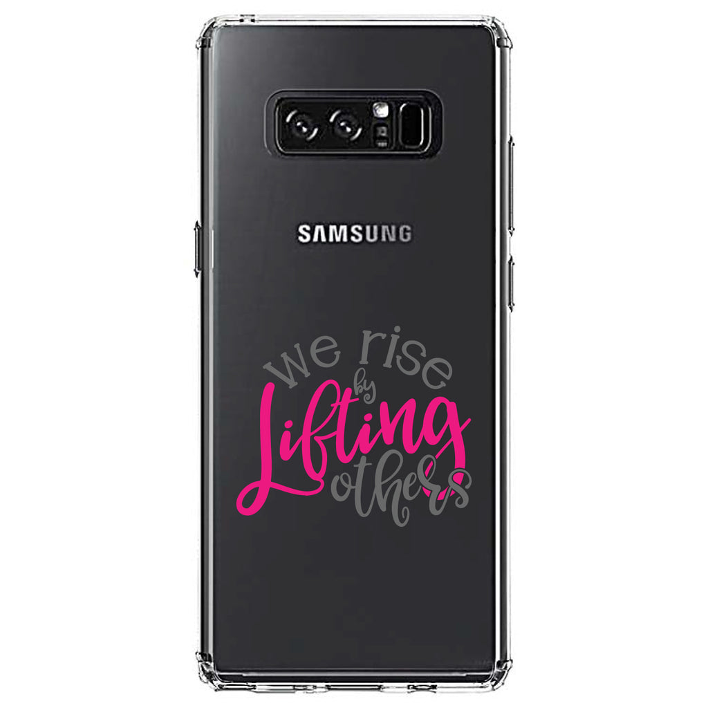 We Rise by Lifting Others Clear Shockproof iPhone Case, view 12
