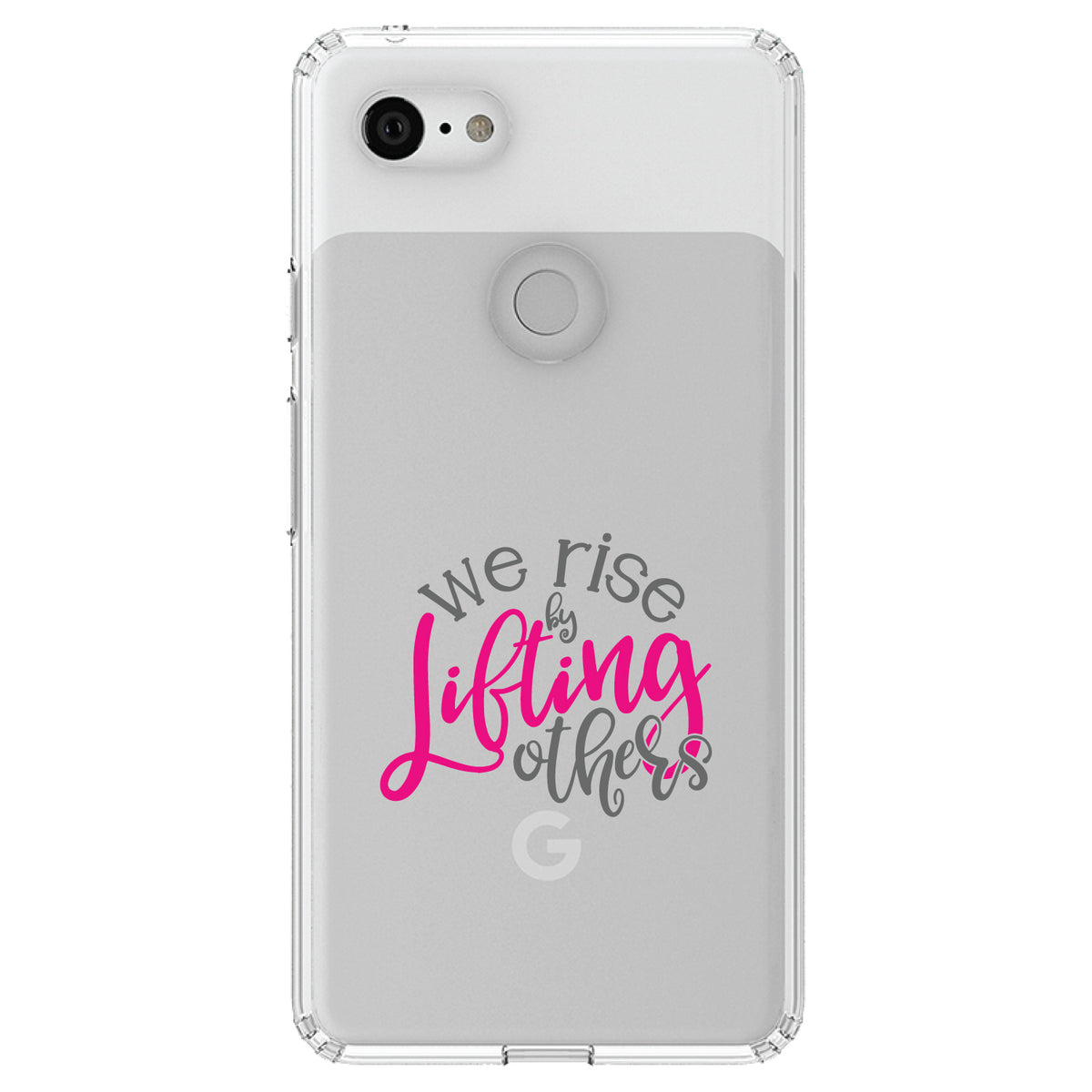 We Rise by Lifting Others Clear Shockproof iPhone Case, view 21