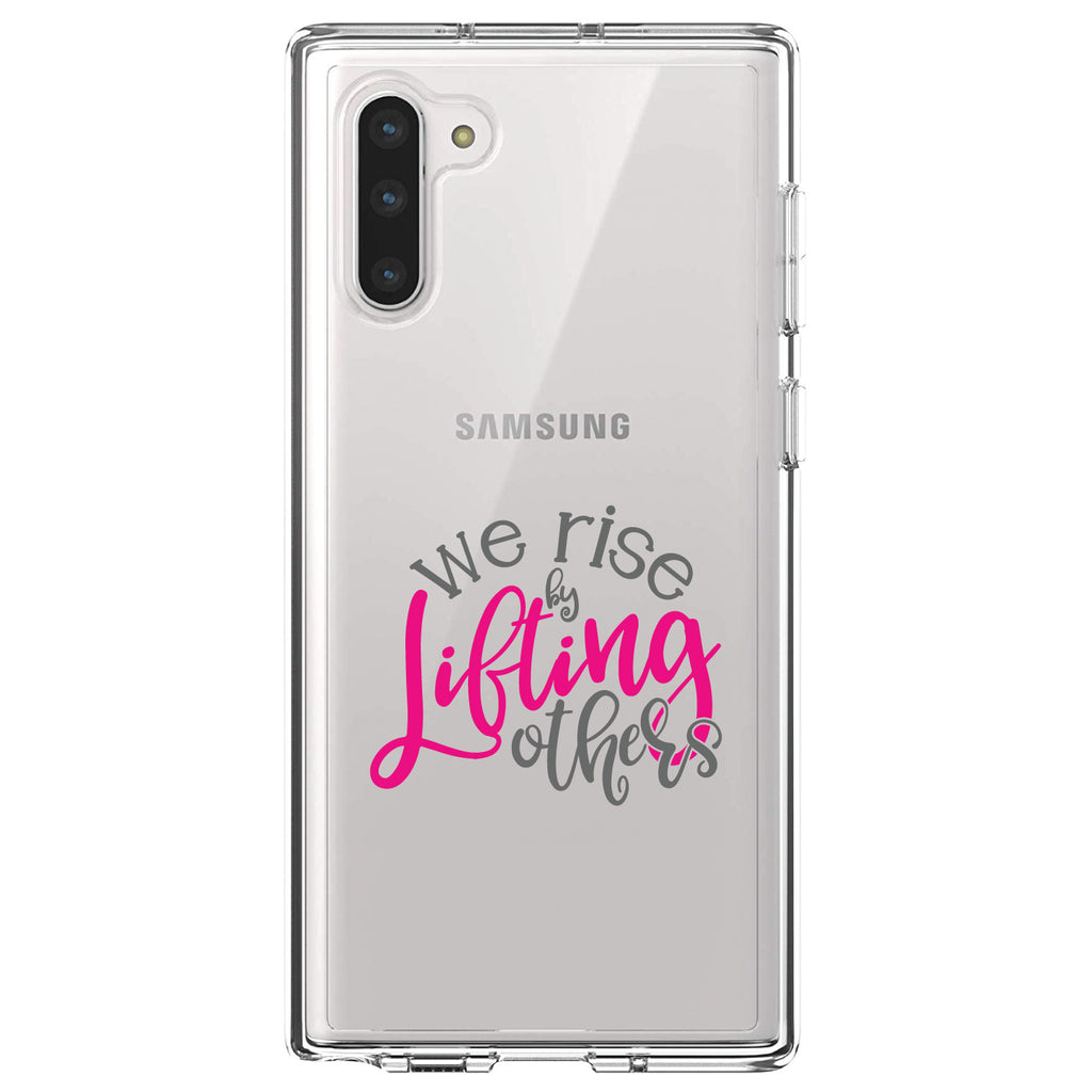We Rise by Lifting Others Clear Shockproof iPhone Case, view 9