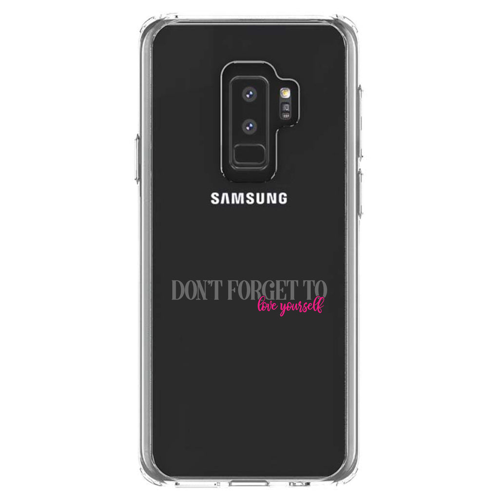 Don't Forget to Love Yourself Clear Shockproof iPhone Case, view 20