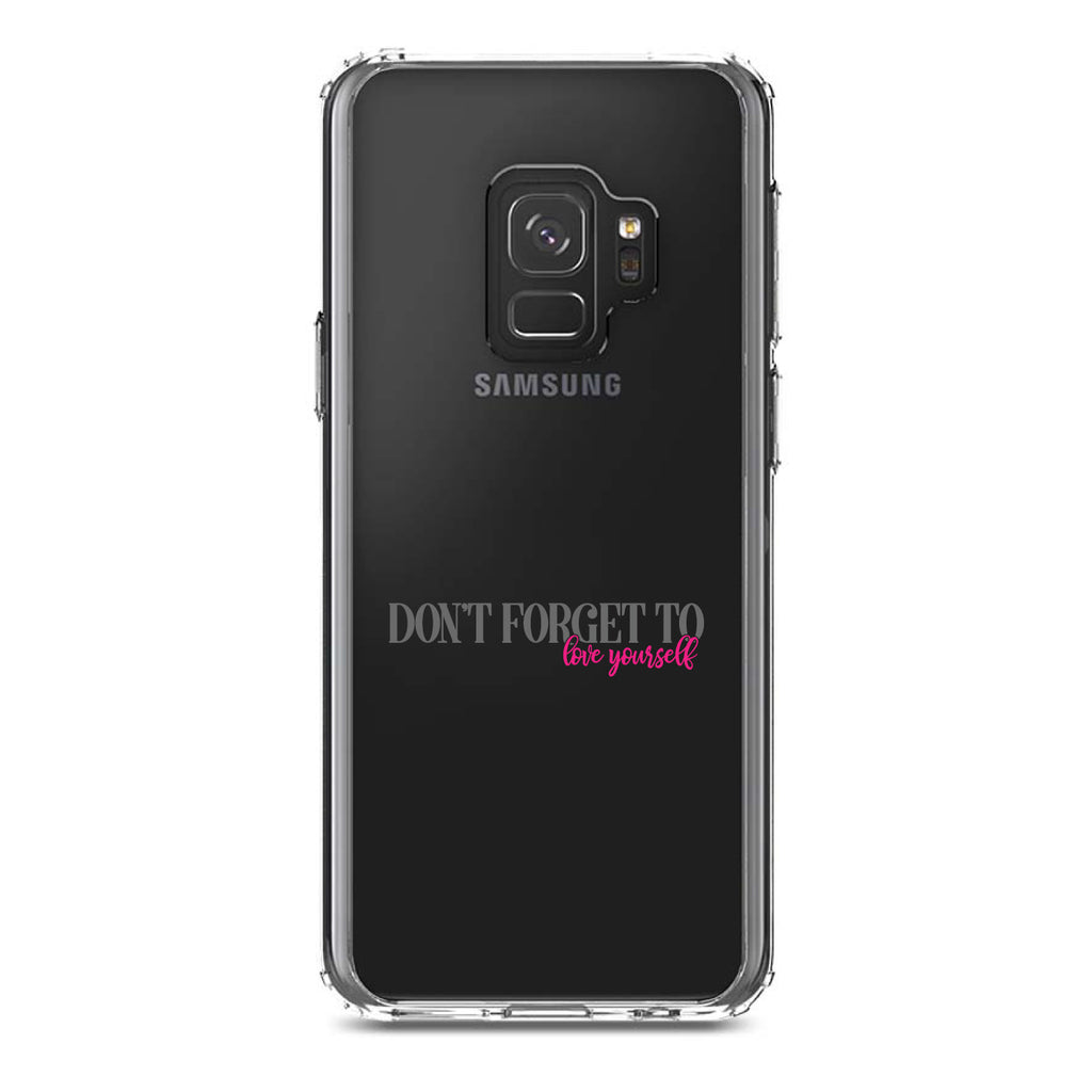 Don't Forget to Love Yourself Clear Shockproof iPhone Case, view 19
