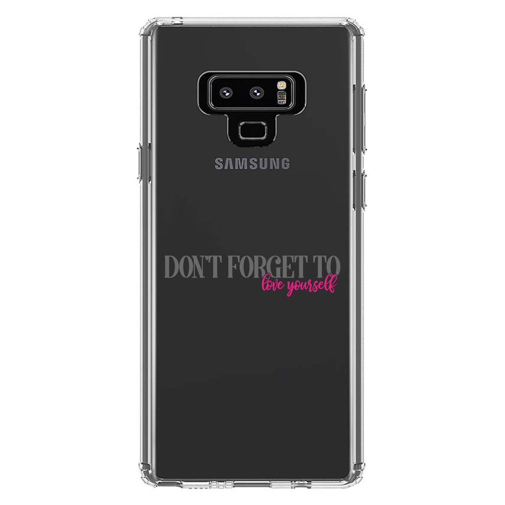 Don't Forget to Love Yourself Clear Shockproof iPhone Case, view 11