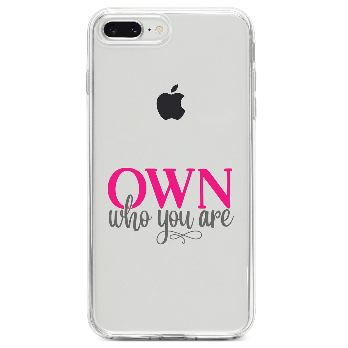 OWN Who Your Are Clear Shockproof iPhone Case, view 6