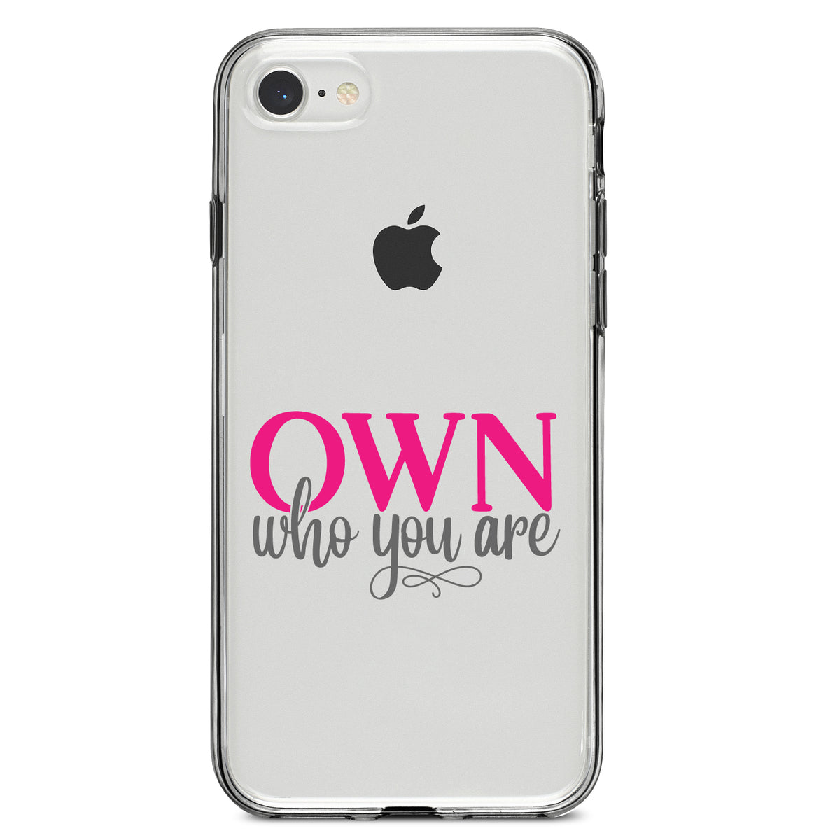 OWN Who Your Are Clear Shockproof iPhone Case, view 5