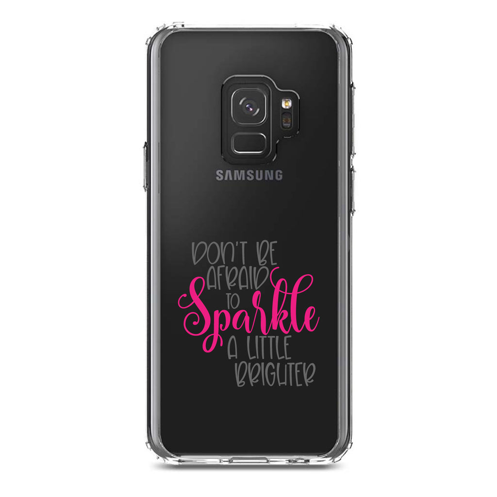 Don't Be Afraid to Sparkle A Little Brighter Clear Shockproof iPhone Case, view 19
