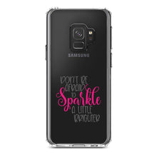 DistinctInk® Clear Shockproof Hybrid Case for Apple iPhone / Samsung Galaxy / Google Pixel - Don't Be Afraid to Sparkle A Little Brighter