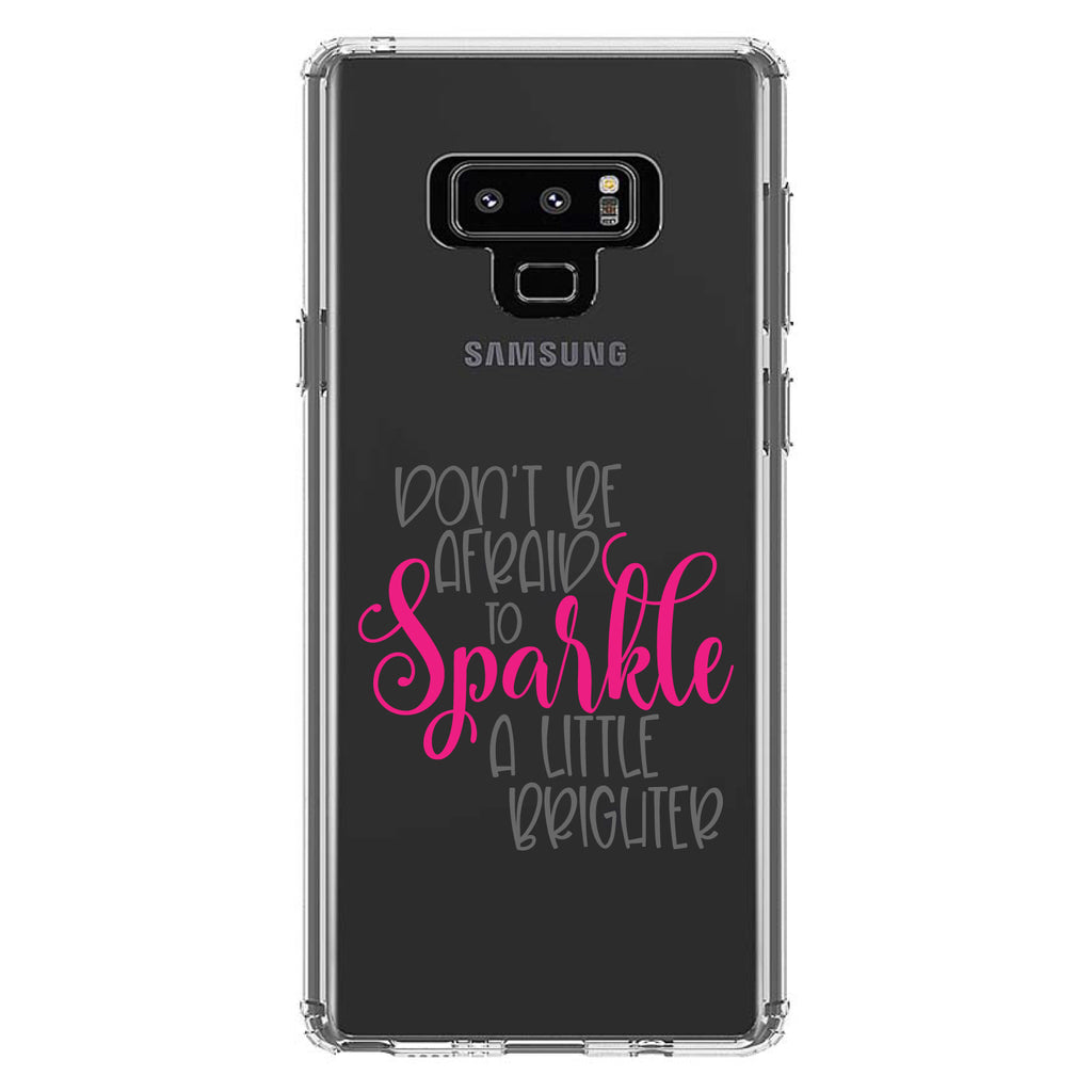 Don't Be Afraid to Sparkle A Little Brighter Clear Shockproof iPhone Case, view 11