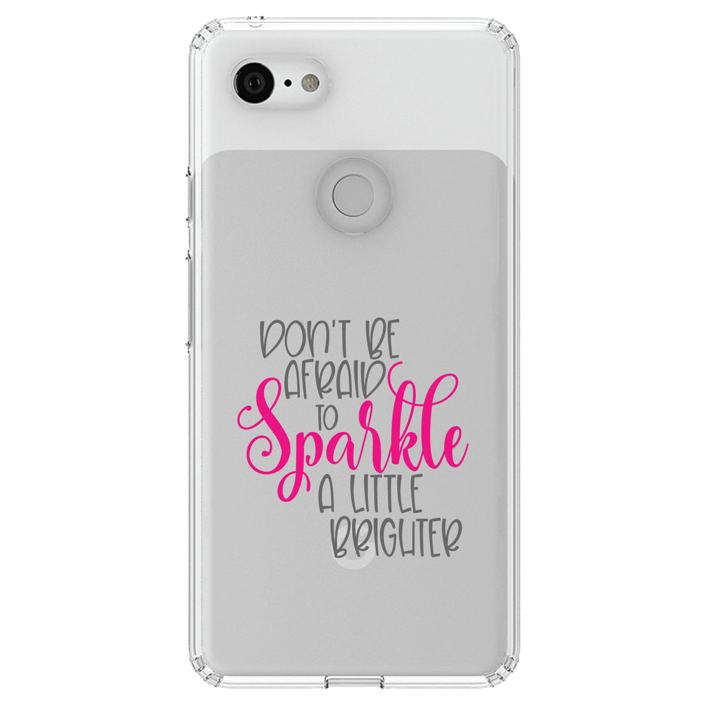 Don't Be Afraid to Sparkle A Little Brighter Clear Shockproof iPhone Case, view 22