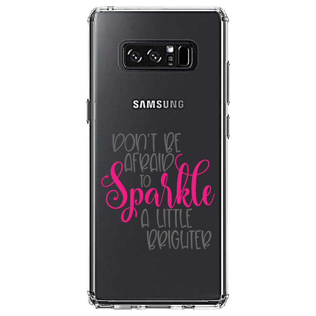 Don't Be Afraid to Sparkle A Little Brighter Clear Shockproof iPhone Case, view 12