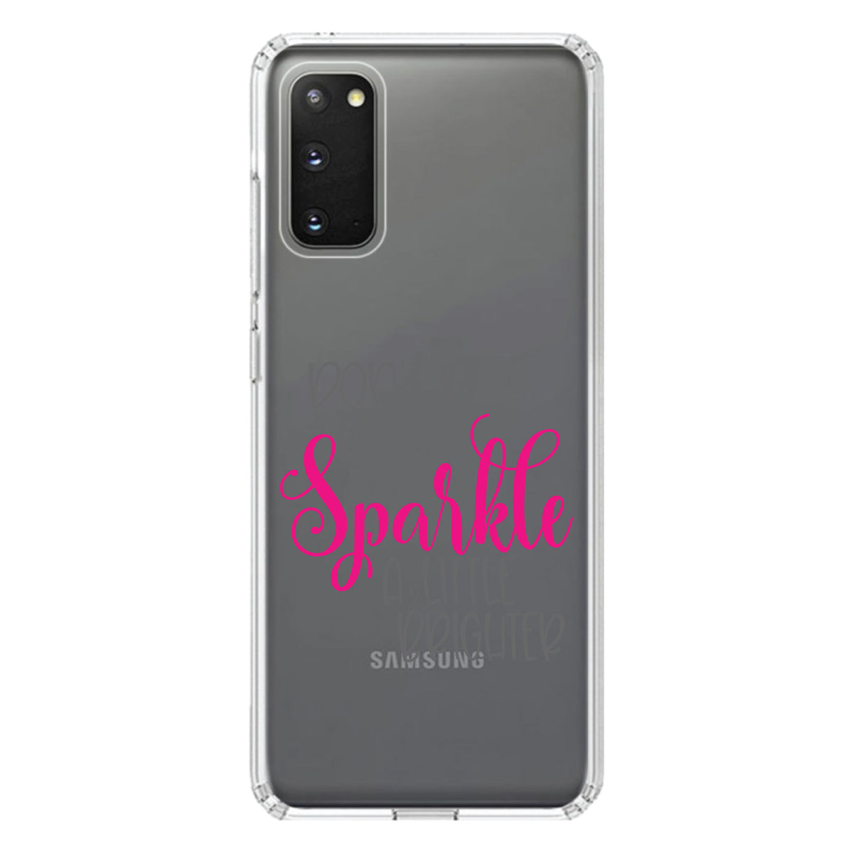 Don't Be Afraid to Sparkle A Little Brighter Clear Shockproof iPhone Case, view 14