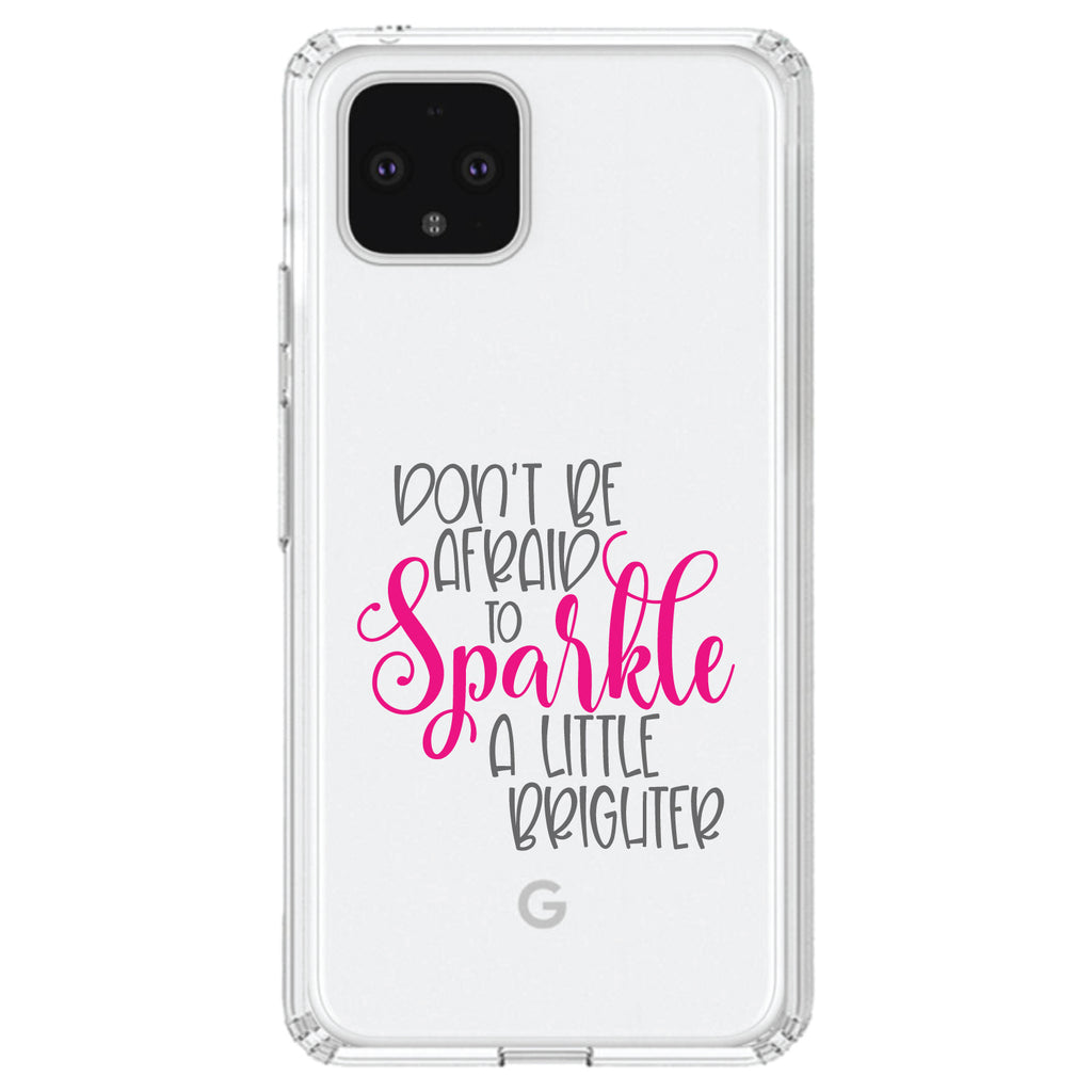 Don't Be Afraid to Sparkle A Little Brighter Clear Shockproof iPhone Case, view 23