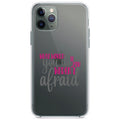 What Would You Do If You Weren't Afraid Clear Shockproof iPhone Case