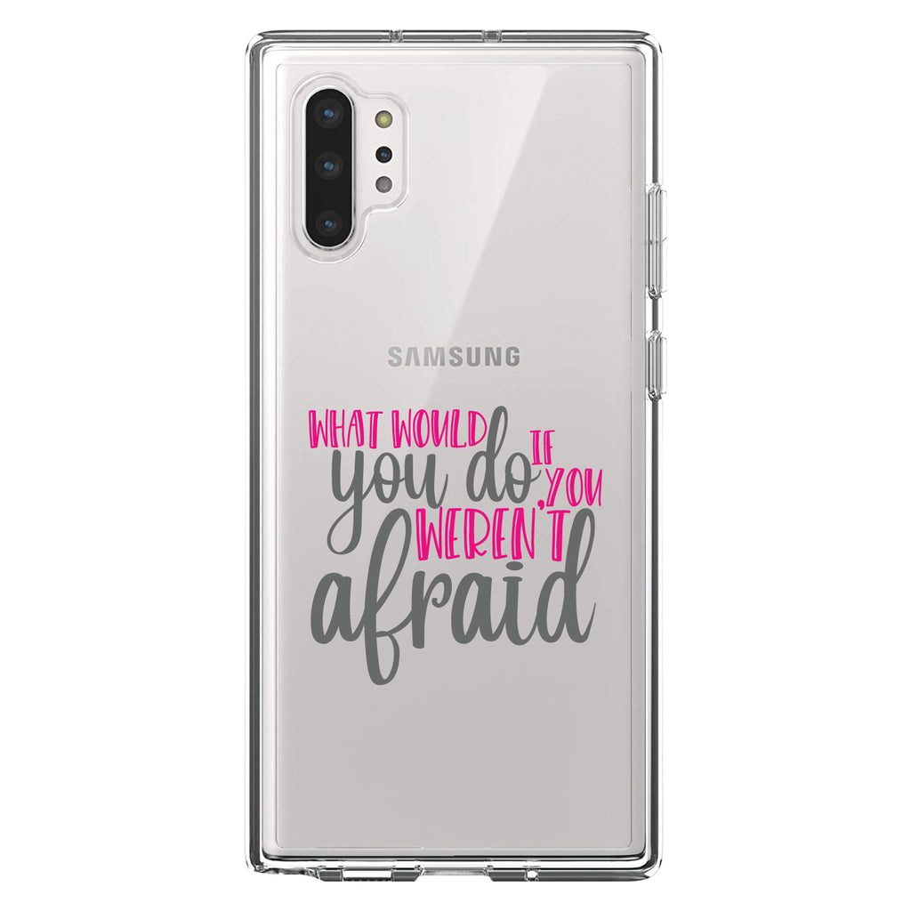 What Would You Do If You Weren't Afraid Clear Shockproof iPhone Case, view 10
