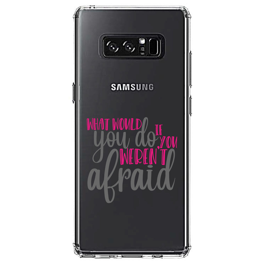 What Would You Do If You Weren't Afraid Clear Shockproof iPhone Case, view 12