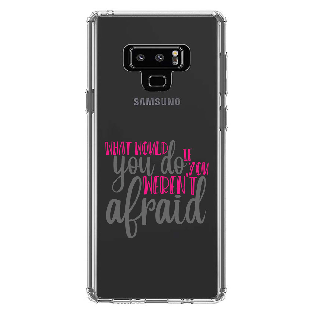 What Would You Do If You Weren't Afraid Clear Shockproof iPhone Case, view 11