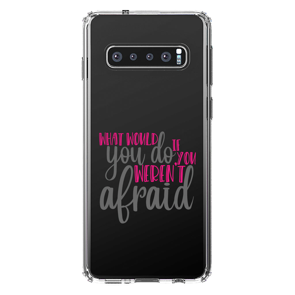 What Would You Do If You Weren't Afraid Clear Shockproof iPhone Case, view 17
