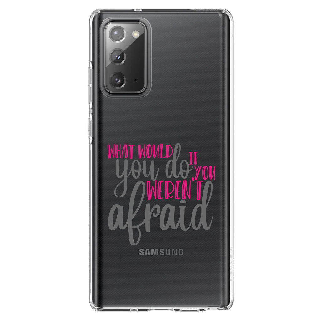 What Would You Do If You Weren't Afraid Clear Shockproof iPhone Case, view 8