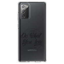 DistinctInk® Clear Shockproof Hybrid Case for Apple iPhone / Samsung Galaxy / Google Pixel - Always Do What You Love - Nurse Life Black