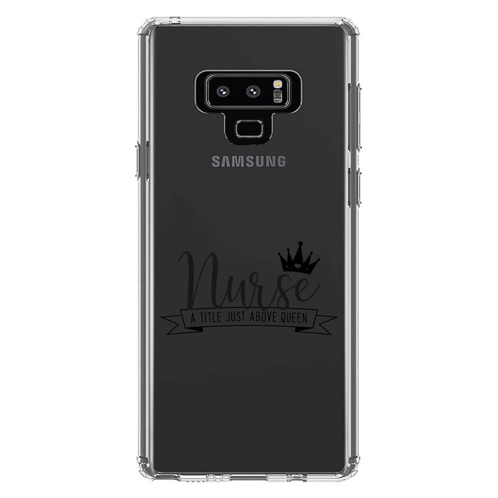Nurse, Title Just Above Queen, Black Clear Shockproof iPhone Case, view 11