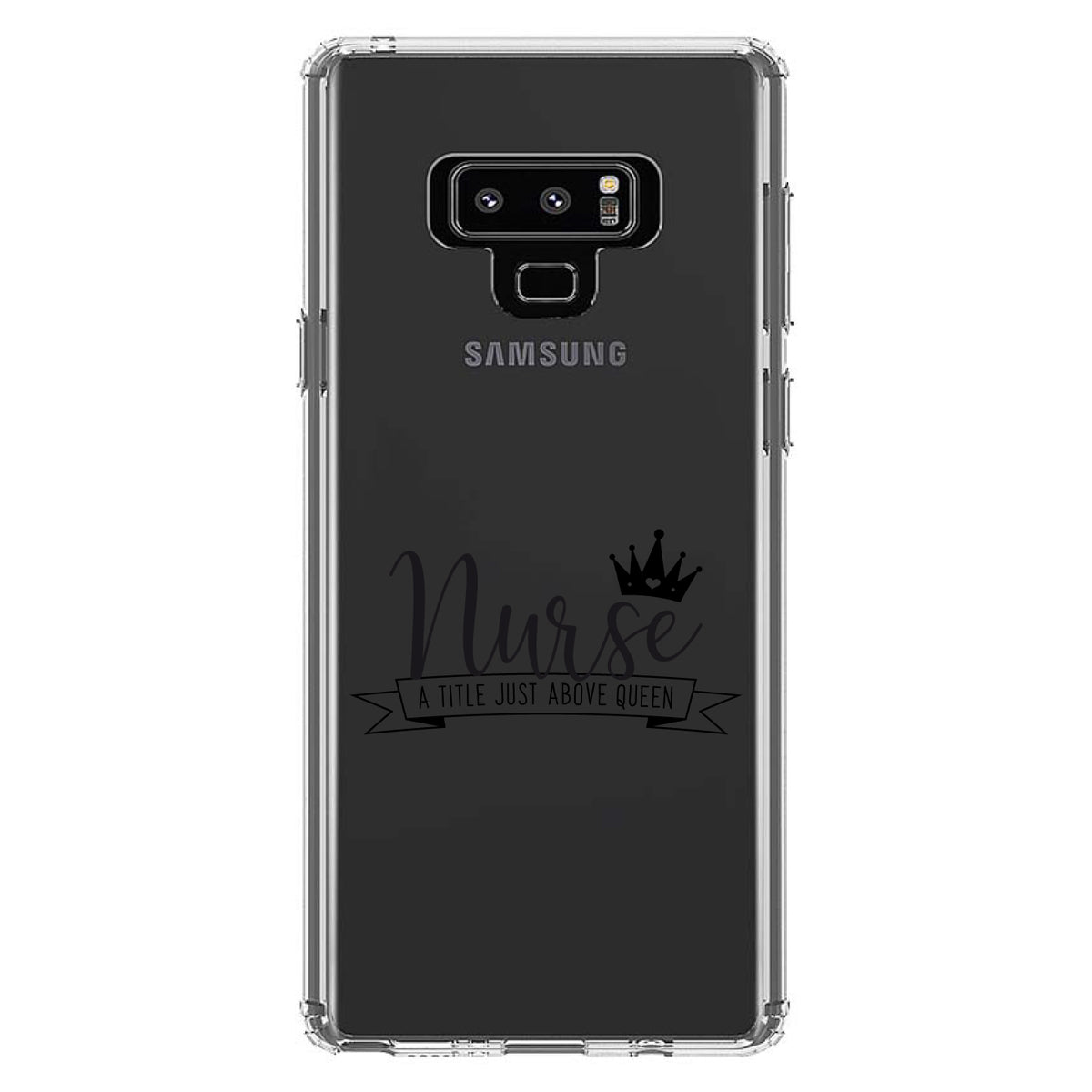 Nurse, Title Just Above Queen, Black Clear Shockproof iPhone Case, view 11