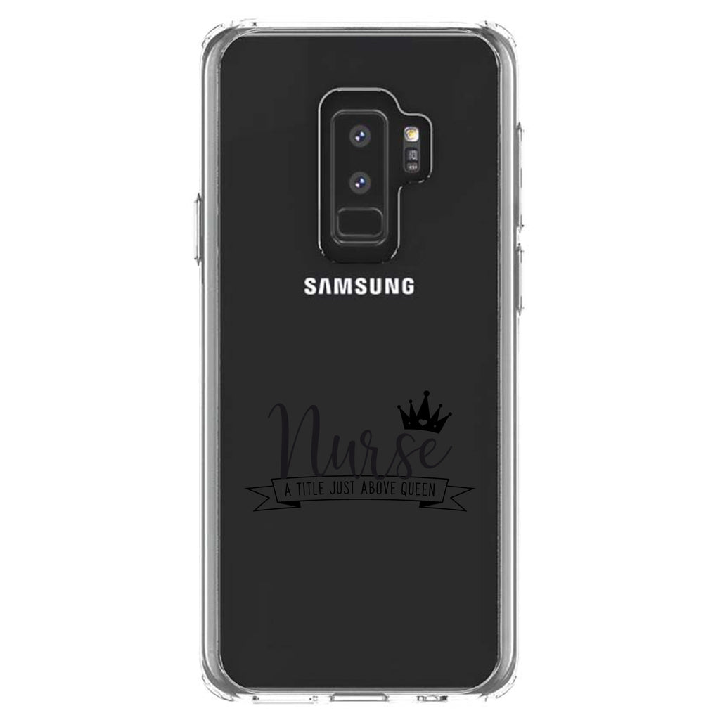 Nurse, Title Just Above Queen, Black Clear Shockproof iPhone Case, view 20