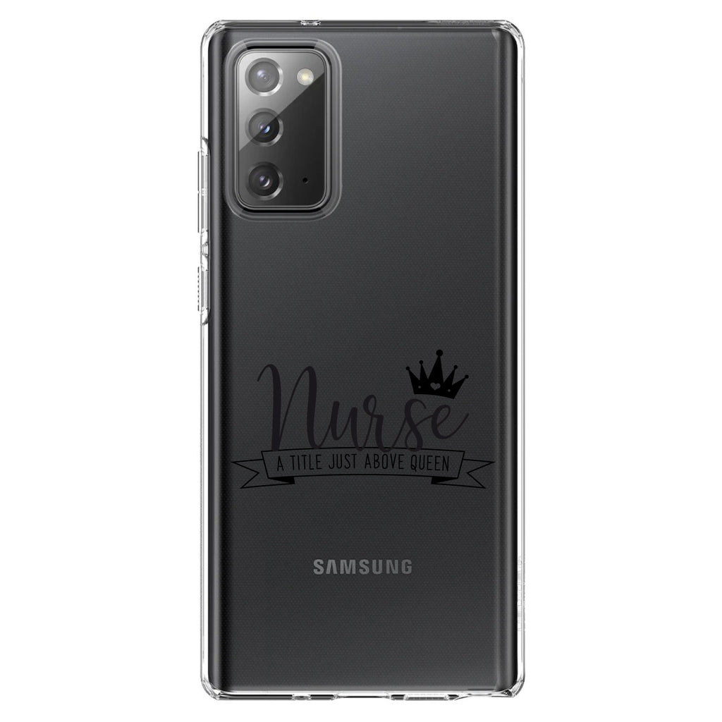 Nurse, Title Just Above Queen, Black Clear Shockproof iPhone Case, view 8