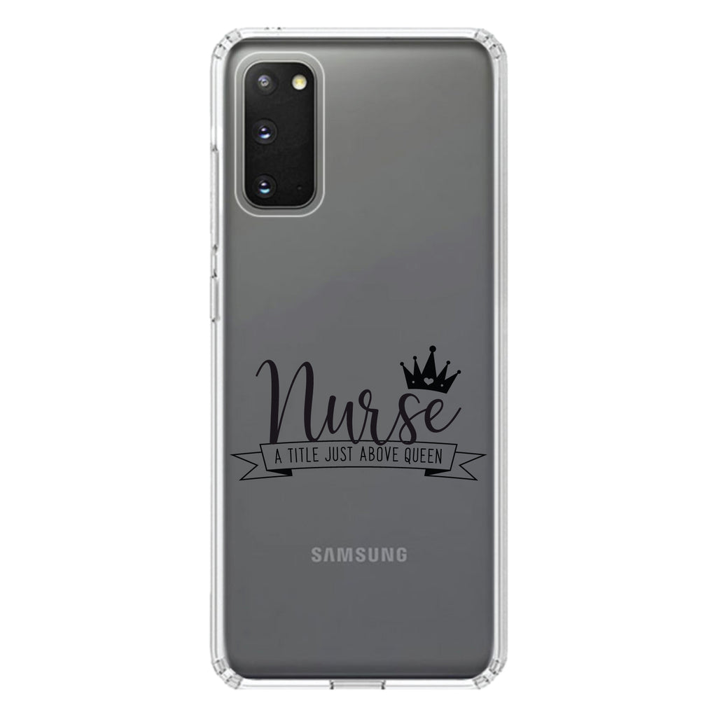 Nurse, Title Just Above Queen, Black Clear Shockproof iPhone Case, view 13